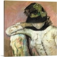 thumbnail image 1 of ARTCANVAS Young Woman In a Black And Green Bonnet 1890 Canvas Art Print by Mary Cassatt - Size: 18" x 18" (1.50" Deep), 1 of 9