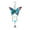 C4_Blue 14.2", variant on Veeogra Butterfly Wind Chimes,Crystal Suncatcher,Crystal Beads Rainbow Maker,Light-Catching Decor,Suncatcher Hanging Ornament,Crystals Prisms,Home Room Patio Porch Decor,Car Interior Decor,11.81"