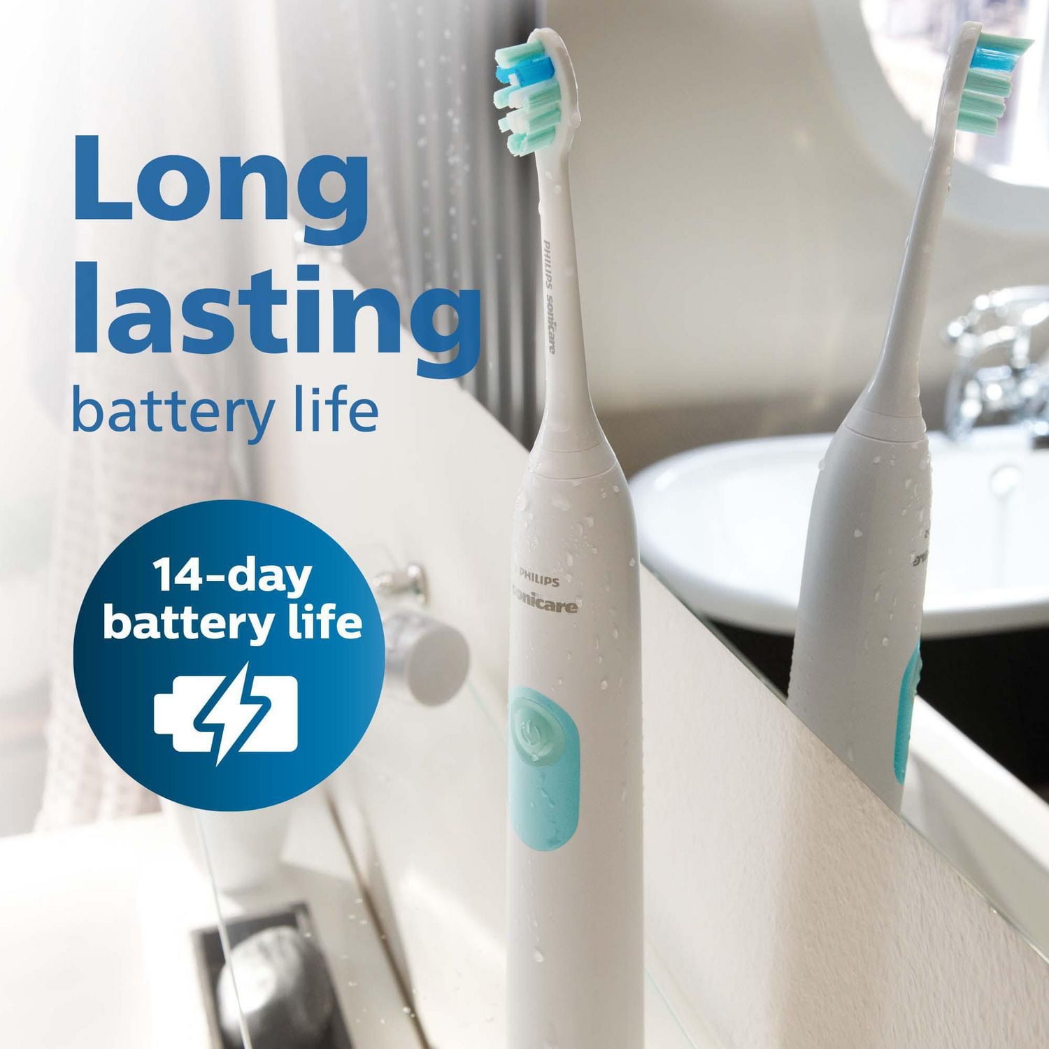 Philips Sonicare EssentialClean, Brosse à dents électrique rechargeable, Menthe, HX6231/69