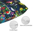 thumbnail image 3 of KLL Colorful Floral Forest Fairy Pillow Covers Envelope Closure,Super Soft and Cozy Fuzzy Fleece Pillow Case Cover, 3 of 5