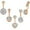 H, variant on Briana Williams Belly Button Ring Belly Rings Surgical Steel Clicker Belly Button Ring Navel Rings for Women