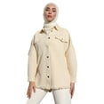 thumbnail image 3 of Cream - Unlined - Point Collar - Jacket - Benin, 3 of 5