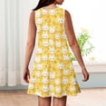 thumbnail image 5 of LTTVQM Girls Easter Dress 2026 Egg Bunny Graphic Cute Sleeveless Sundress Casual Crewneck Midi Dresses Vacation A-Line Dresses Yellow 9-10 Years, 5 of 5