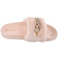 thumbnail image 2 of Not Rated Women's Chainy Furry Slides, 2 of 5