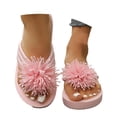 thumbnail image 4 of jiaxiM Flip Flops Womens Thong Sandals Elegant Slippers for Women Outdoor Non- Thick Sole Womens Walking Shoes for Beach, 4 of 9
