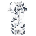 thumbnail image 6 of Viikei 2 Piece Lounge Sets for Women,Women Casual Round Neck Short Sleeve Blouse Fashion Pants Pajamas Suit White M, 6 of 6