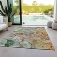 thumbnail image 2 of Addison Rugs Chantille Indoor/Outdoor Contemporary Watercolors Beige Washable Rectangle Rug, 2'6" x 3'10", 2 of 5