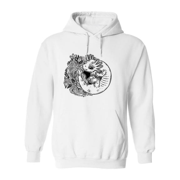Beautiful Axolotl Hoodie Women -Image by Shutterstock, Female 3X-Large