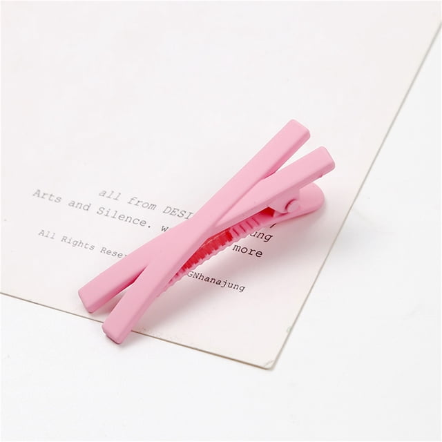 Pinces à Cheveux Colorées Épingles à Cheveux en Forme de Croix Pinces à Cheveux Colorées Mignonnes et Douces pour les Femmes et les Filles Accessoires de Cheveux Roses