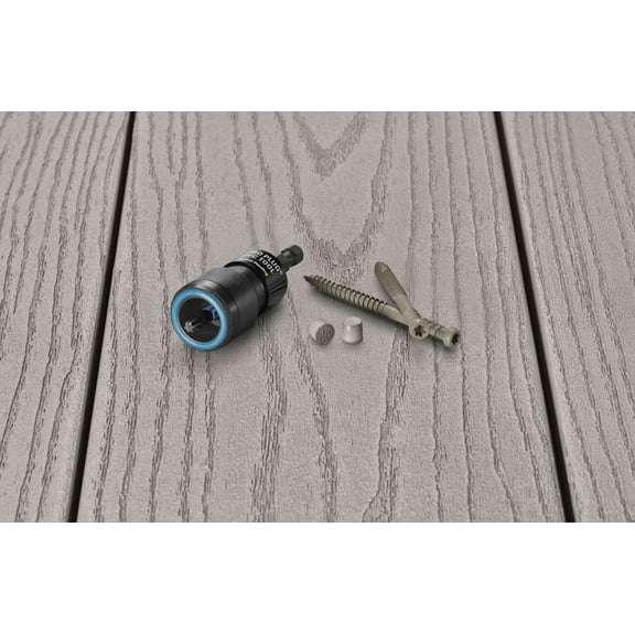 Starborn 5001382 No.10 x 2.75 in. Star Trim Head Epoxy Coated Carbon Steel Deck Screws & Plugs Kit