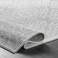 thumbnail image 4 of nuLOOM Contessa Ombre Round Rug, 5' Round, Grey, 4 of 4