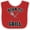Red and White, variant on Inktastic Bbq Born to Grill Boys or Girls Baby Bib