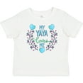 thumbnail image 3 of Inktastic My Yaya Loves Me with Hearts and Flowers Boys or Girls Baby T-Shirt, 3 of 5