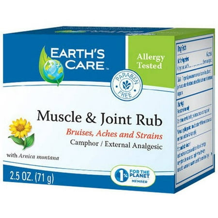 Earth's Care Muscle et Rob Joint, Arnica composé Pommade, 2,5 OZ