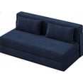 thumbnail image 1 of QinaQin Sofá cama seccional plegable sin ensamblaje, diseño moderno en forma L con 4 paneles abatibles, ideal para sala pequeña, departamento u oficina, 1 of 8
