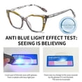 thumbnail image 2 of Anti-glare Square Glasses BLACK Black, 2 of 8