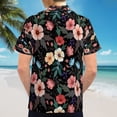 thumbnail image 6 of High Quality Hawaiian Shirts for Men Short Sleeve Aloha Beach Shirt Floral Summer Casual Button Down Shirts Blouses T5UOJO, 6 of 7