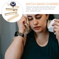 thumbnail image 2 of 4 Pcs Watch Strap Charms Watch Band Rings Loops Smartwatch Band Decorations, 2 of 8