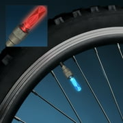 FlashingBlinkyLights Motion Activated Flashing Valve Color Changing LED Bicycle Lights for Tires in Pairs