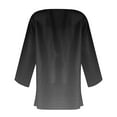 thumbnail image 4 of Cardigans for Women 2025 Retro Print 3/4 Sleeve Cardigans Lightweight Blouse Tops Coat Casual Duster Jackets, Limited Time Offer, Under 10 Dollars, 4 of 5