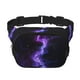 thumbnail image 1 of Fotbe Purple And Blue Nebula Cangurera Cuadrada con Estampado de Doble Capa, Bolsa de Cintura Ajustable Mini para Hombres y Mujeres, 1 of 9