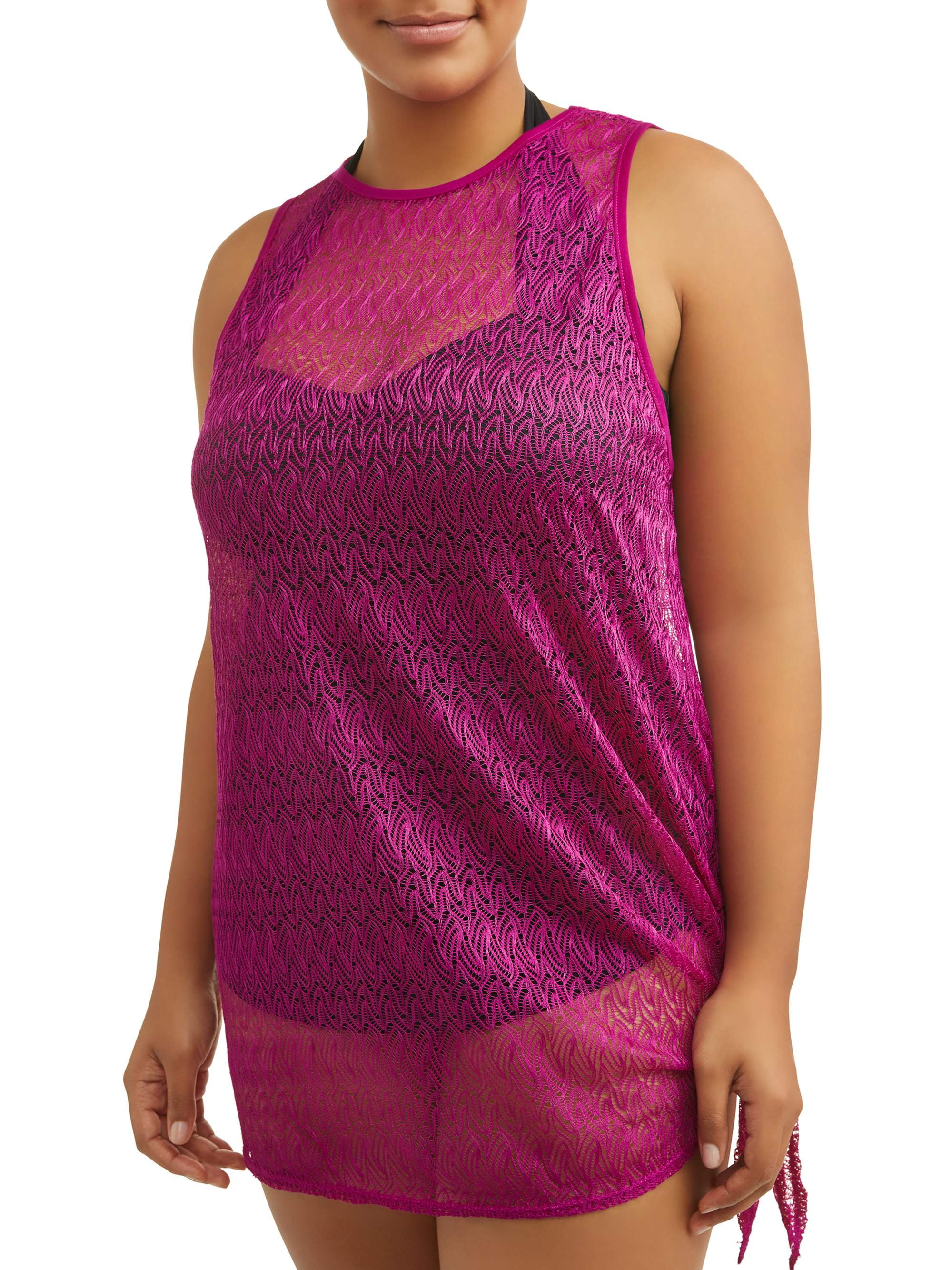 walmart plus size swimsuit coverups