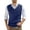 Blue, variant on Breastfeeding Tops for Men Sweater Vest Men's Sleeveless Knitted Vest V Neck Knitted Vest Spring Sleeveless Knitted For Men
