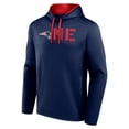 thumbnail image 2 of Men's Logo Athletic Navy New England Patriots Head Start Pullover Hoodie, 2 of 3
