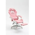 thumbnail image 3 of Wingomart PU Faux Leather Gaming Chair Racing Video Game Chairs Computer Adjustable High Back Ergonomic Office Chair Recliner Swivel Rocker w/Lumbar Support and footrest, 3 of 10