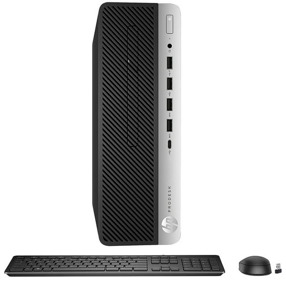 Restored HP ProDesk 600 G3 SFF Desktop Computer PC, Intel Core i5 up to 3.80 GHz, 8GB DDR4 RAM, 256GB SSD, Windows 10 Pro - (Refurbished)