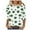 White, variant on xixinqiwan Women's St. Patrick's Day Shirt Seven Sleeve,Women Shamrock Green T-Shirts Long Sleeve Lucky Irish Festival Tops for Gift