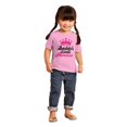 thumbnail image 3 of Daddy's Little Princess Girly Tiara Youth T Shirt Tee Girls Infant Toddler Brisco Brands 6M, 3 of 5