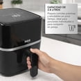 thumbnail image 4 of RCA Freidora de Aire Digital RC-114, 2.8 L, Panel Táctil, Negra, Temperatura 80–200 °C, Temporizador 60 min, Olla y Rejilla Antiadherente, Apagado Automático y Protección contra Sobrecalentamiento, 4 of 11