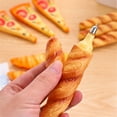 thumbnail image 4 of Food bread Pizza Shaped Ballpiont Pens Gel Pen Kids Student Wrinting Supplies Nice Pens for Men Ink Pens with Lighted Tips Color Highlighters Set Cheat Pens Pens Colorful Fancy Pen Light up Pen Cool, 4 of 4