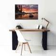 thumbnail image 5 of Epic Graffiti 'Sand Harbor Sunset' by Mike Jones, Giclee Canvas Wall Art, 40"x26", 5 of 6