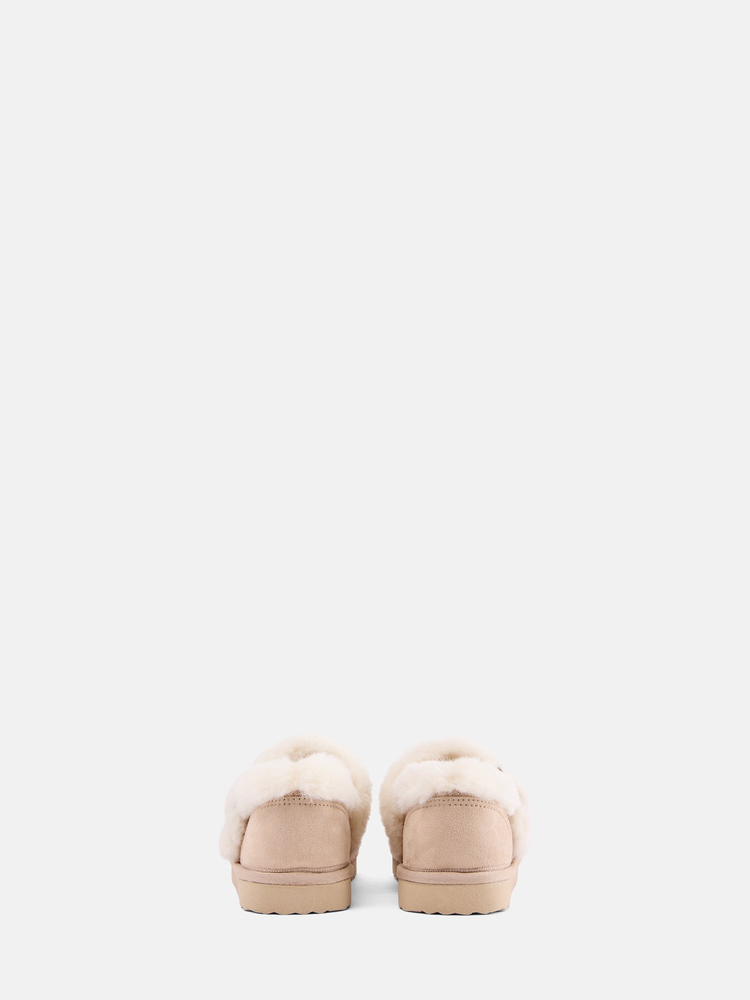 Wonder Nation Toddler, Little and Big Girls Faux Shearling Mary Jane Slippers
