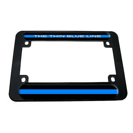 Thin Blue Line - Police Motorcycle License Plate