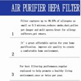 thumbnail image 4 of miduoudo-3 Pack Filtre HEPA Véritable R Filtres Purificateur d'Air HEPA R Remplacement Compatible avec Filtre Purificateur d'Air Honey-Well HRF-R2 HRF-R3 R, 4 of 4