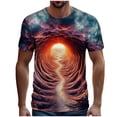 thumbnail image 2 of Wavsuf Graphic T Shirts Men Tees Short Sleeve Retro Round Neck Cotton T Shirt Multicolor Size L, 2 of 5