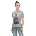 thumbnail image 4 of T-Shirt Basique à Manches Courtes pour Femmes Demon Slayer Blade Tanjiro, 4 of 6