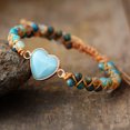 thumbnail image 1 of HONEYRAIN Handmade Heart Charm Bracelet, 1 of 7
