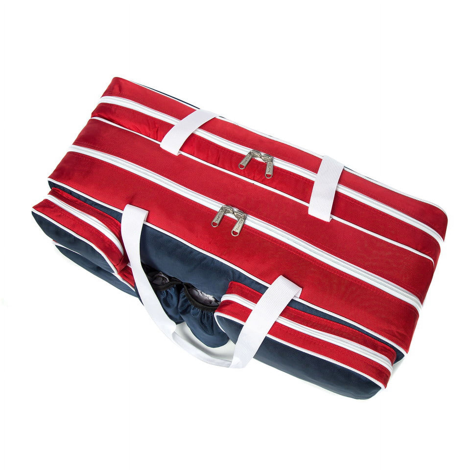 K-Cliffs Blue Red White Tennis Badminton Squash Racket Bag