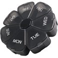 thumbnail image 1 of Organizador de pastillas ZHAOCHENG grande de 7 días negro, 1 of 5