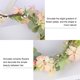 thumbnail image 4 of GOOHOCHY Corona de pelo Floral para boda, diadema de novia, tocado de guirnalda de cabeza de flor elegante, 4 of 8