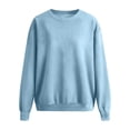 thumbnail image 4 of Women's Round Neck Print Comfortable Long Sleeve Hoodie Top For Daily Casual, 4 of 9