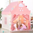 thumbnail image 2 of Play Tent SISTICKER Fairy Princess Castle para niños con tapete, 2 of 7