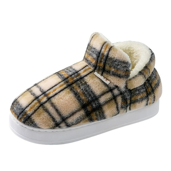 Gubotare Bedroom Slippers Women Womens Memory Foam Slippers with Cozy Fluff Plush Ladies Bedroom Comfy House WinterTrendy Slippers Comfortable Indoor Outdoor Rubber Sole Footwear Size 8.5 (Grey,8.5)