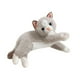 thumbnail image 4 of Juguete realista para gatos, muñeco de gato abrazable, compañero para acurrucarse, adorable gatito de peluche Raíz de loto blanca, 4 of 9