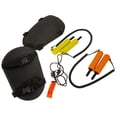 thumbnail image 4 of Eigraketly 1 Juego de almohadillas de pesca EVA multifuncional telescópica picahielo seguro silbato dispositivo deportivo accesorios Pescar Naranja, 4 of 6