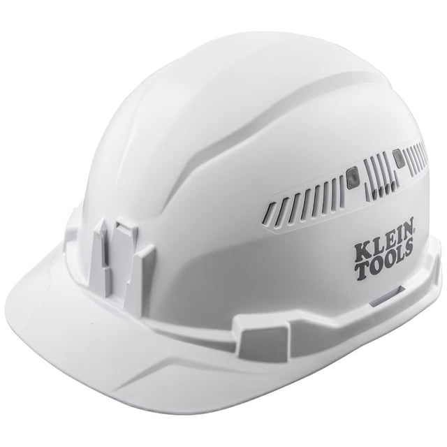 Hard Hat Klein Tools 60105 con tapa ventilada, estilo blanco